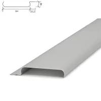 Потолочная рейка Албес A84AC металлик матовый