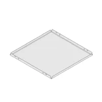 Подвесной потолок Армстронг V-Clip F Plain Bioguard белый 600x600х40мм (фаска 3 мм)