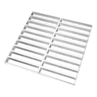 Грильято GL-15 Жалюзи ячейка 50x300, высота 37 мм, ширина 15 мм, суперхром