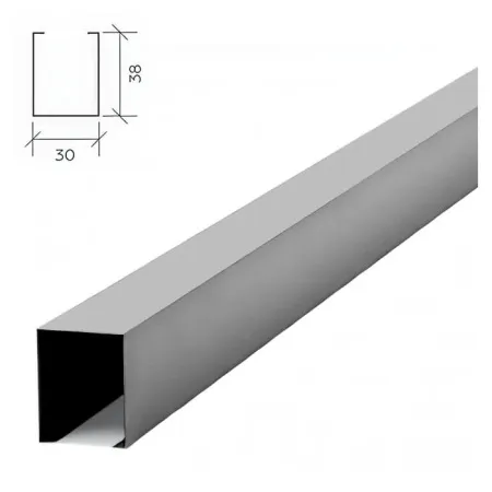 Рейка кубообразная Албес A38S металлик