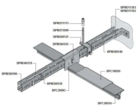 Подвесной потолок Армстронг V-Clip Plain белый 1200x300х40мм перфорация Rg1504 с флисом
