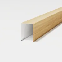 Рейка кубообразная ALDOX 50х70(h), оц. сталь 0.4, L=3000 мм, текстура дерева