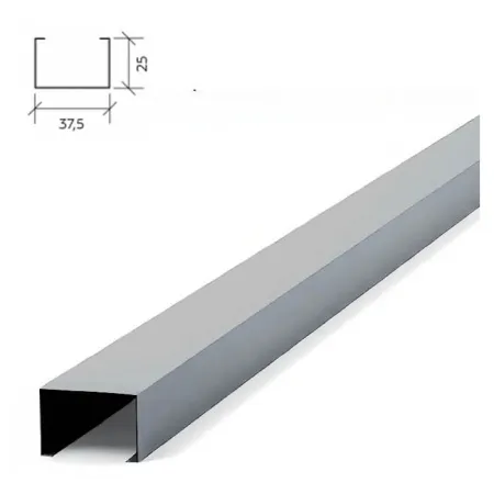 Рейка кубообразная Албес A25S металлик