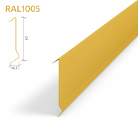 Рейка Албес A91SP оцинкованная RAL1005 Медово-жёлтый